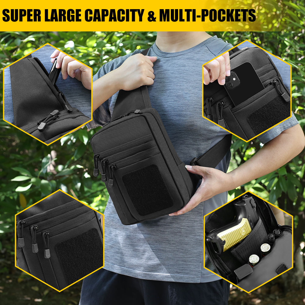 Edc Concealed Carry Holster - Tactical Pistol Gun Bag Concealed Carry
