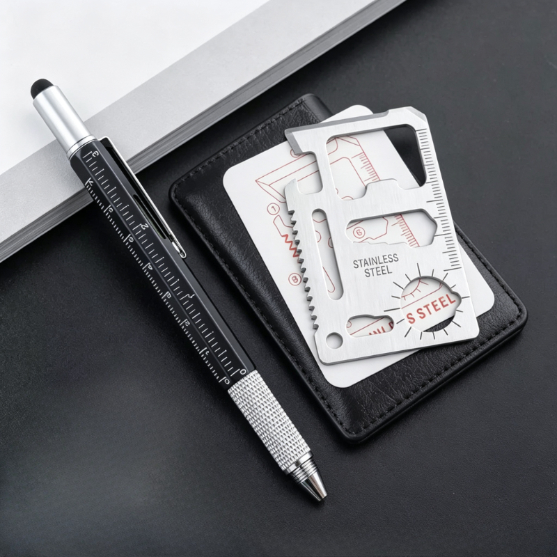 Edc Every Day Carry おもちゃ - Men Gifts 6-in-1 Multitool Pen 11-in-1