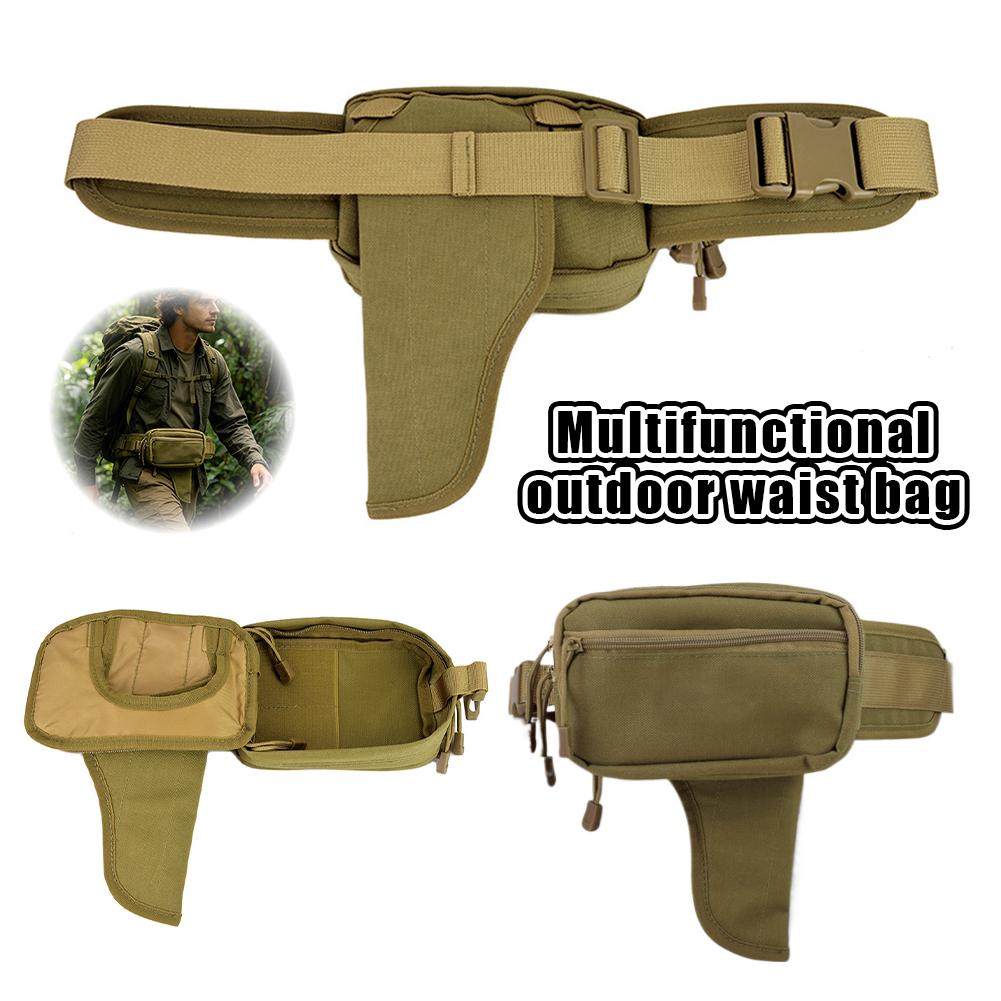 Edc Carry Fanny Pack - Tactical Waist Pack with Concealed Carry