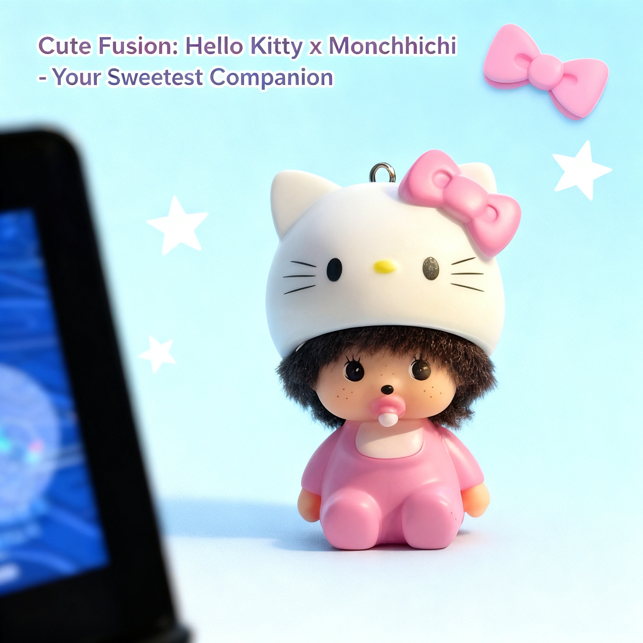 Carabiner Keychain - Sanrio Cute Cartoon Hello Kitty Vinyl
