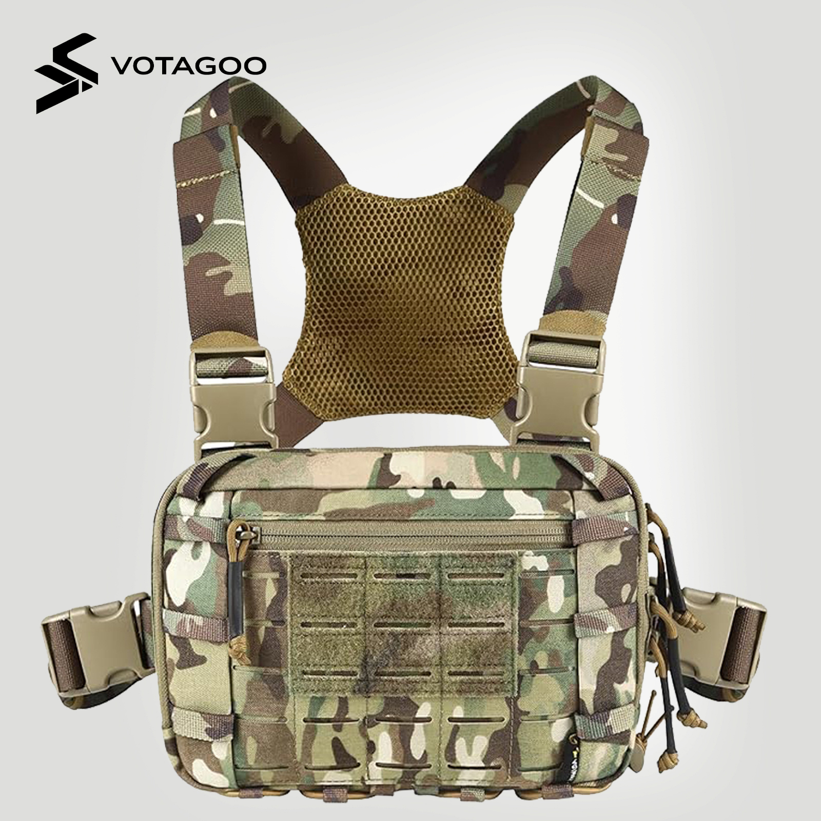 Edc Carry Belt - VOTAGOO 2L Tactical Chest Bag EDC