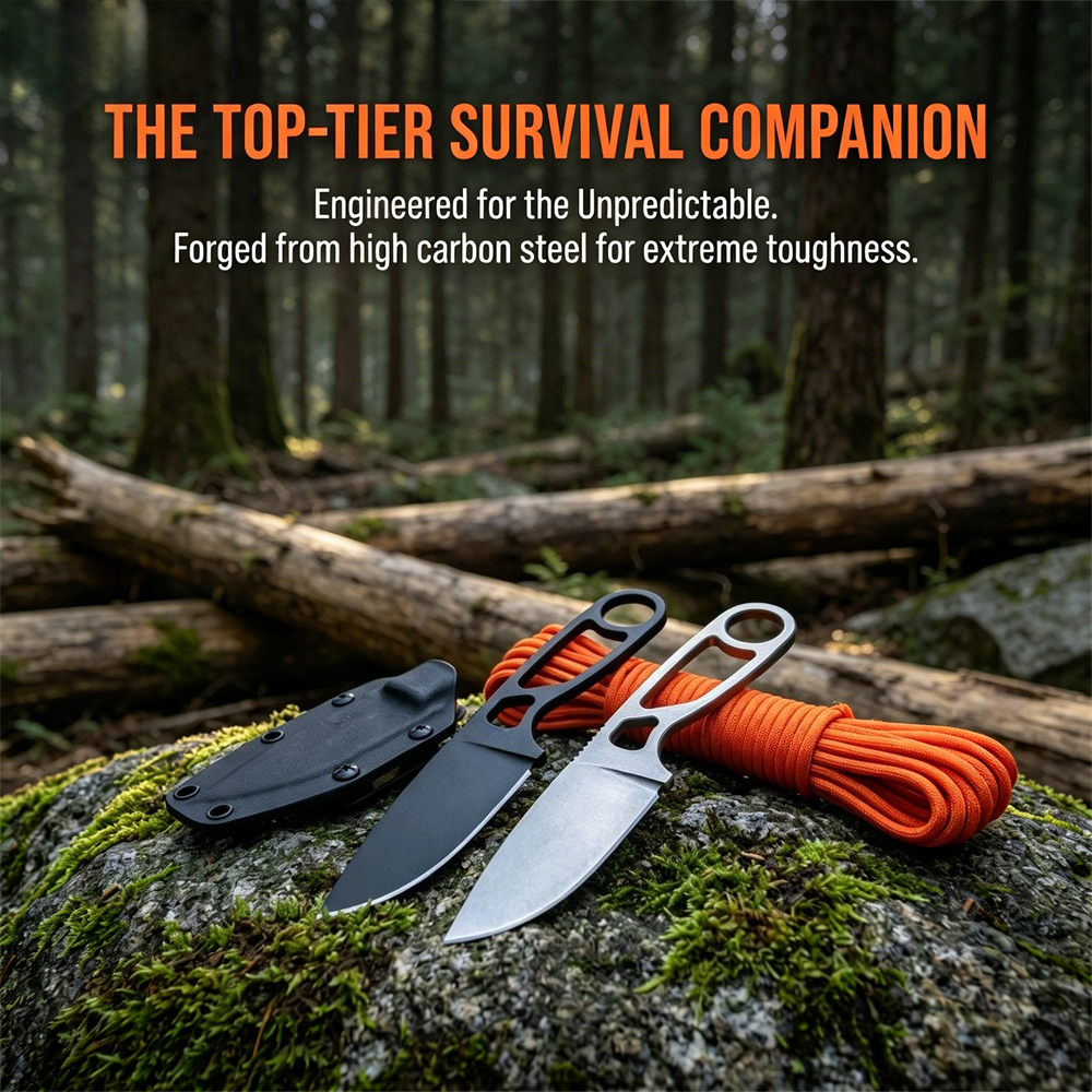 Portable Outdoor Fixed Blade E - مراجعة Edc Carry Fixed Blade Knife وسعره