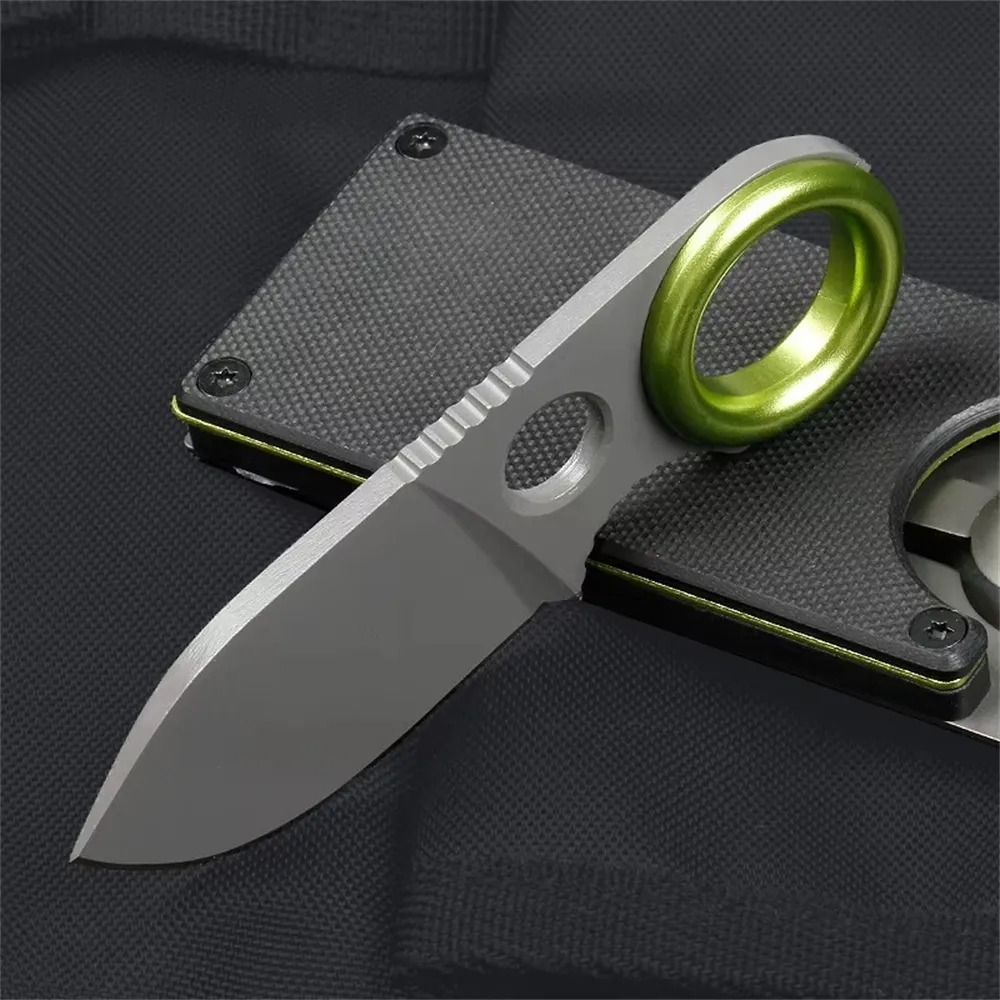 Mini Ring Fixed Blade Knife St - مراجعة Edc Every Day Carry おもちゃ وسعره