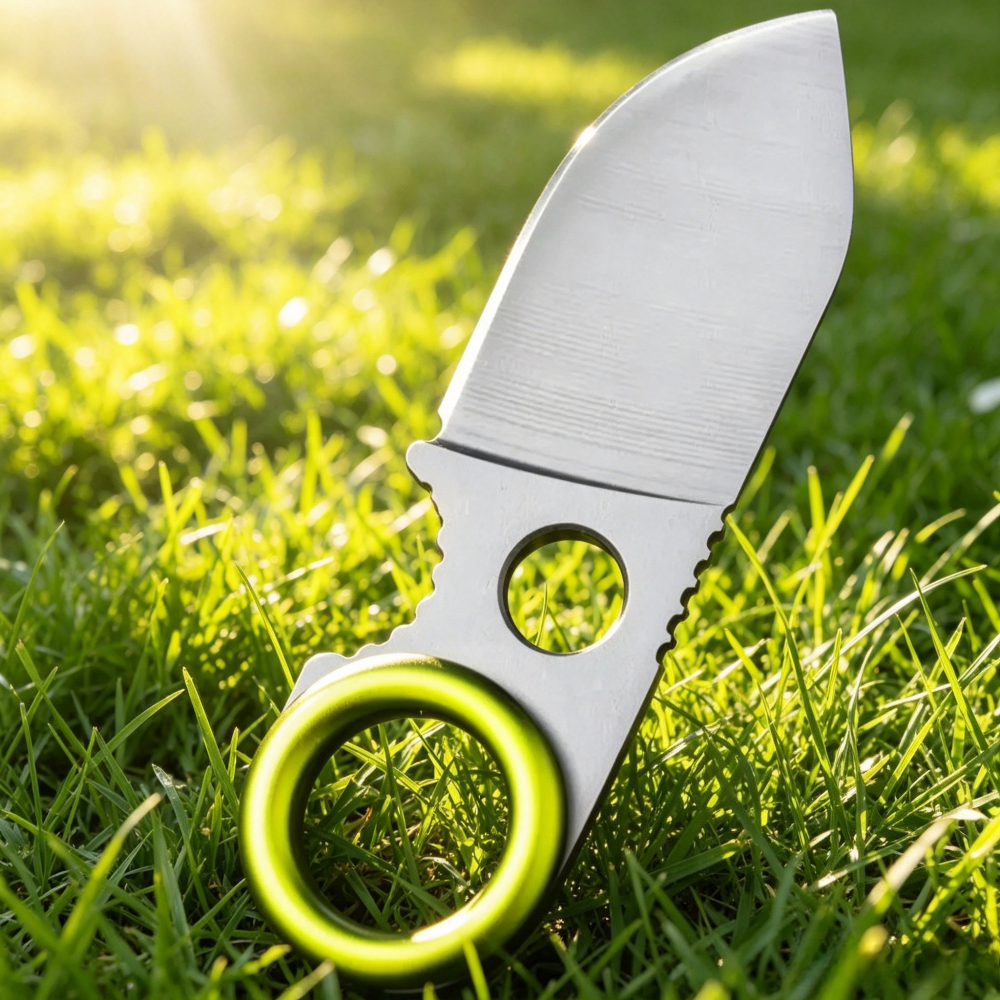Mini Ring Fixed Blade Knife St - مراجعة Edc Every Day Carry おもちゃ وسعره