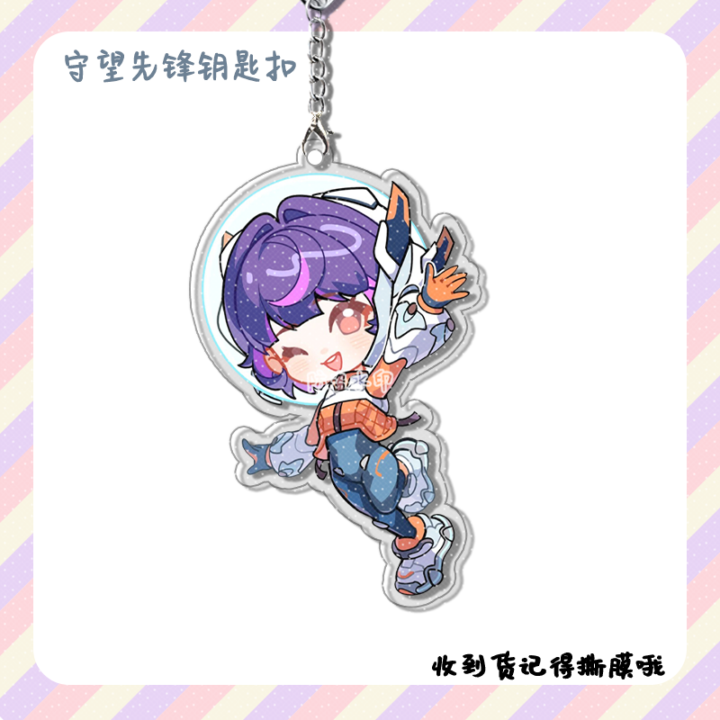 4pcs Anime Game Overwatch  Col - مراجعة Carabiner Keychain وسعره