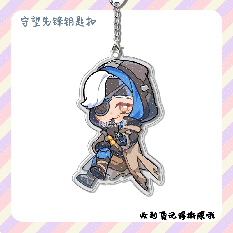 4pcs Anime Game Overwatch  Col - مراجعة Carabiner Keychain وسعره