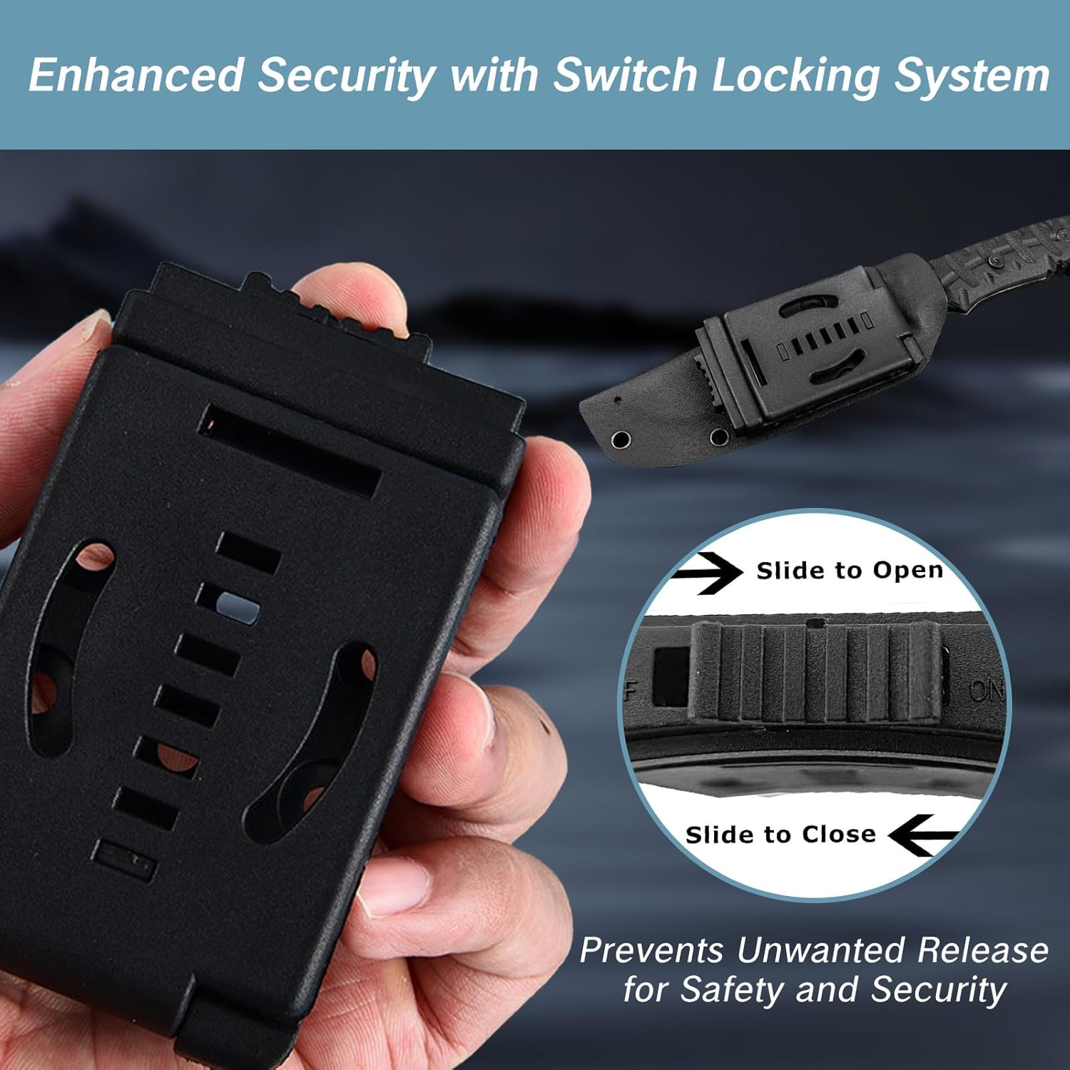 Tactical Knife Clip Holster -  - مراجعة Edc Carry Belt وسعره