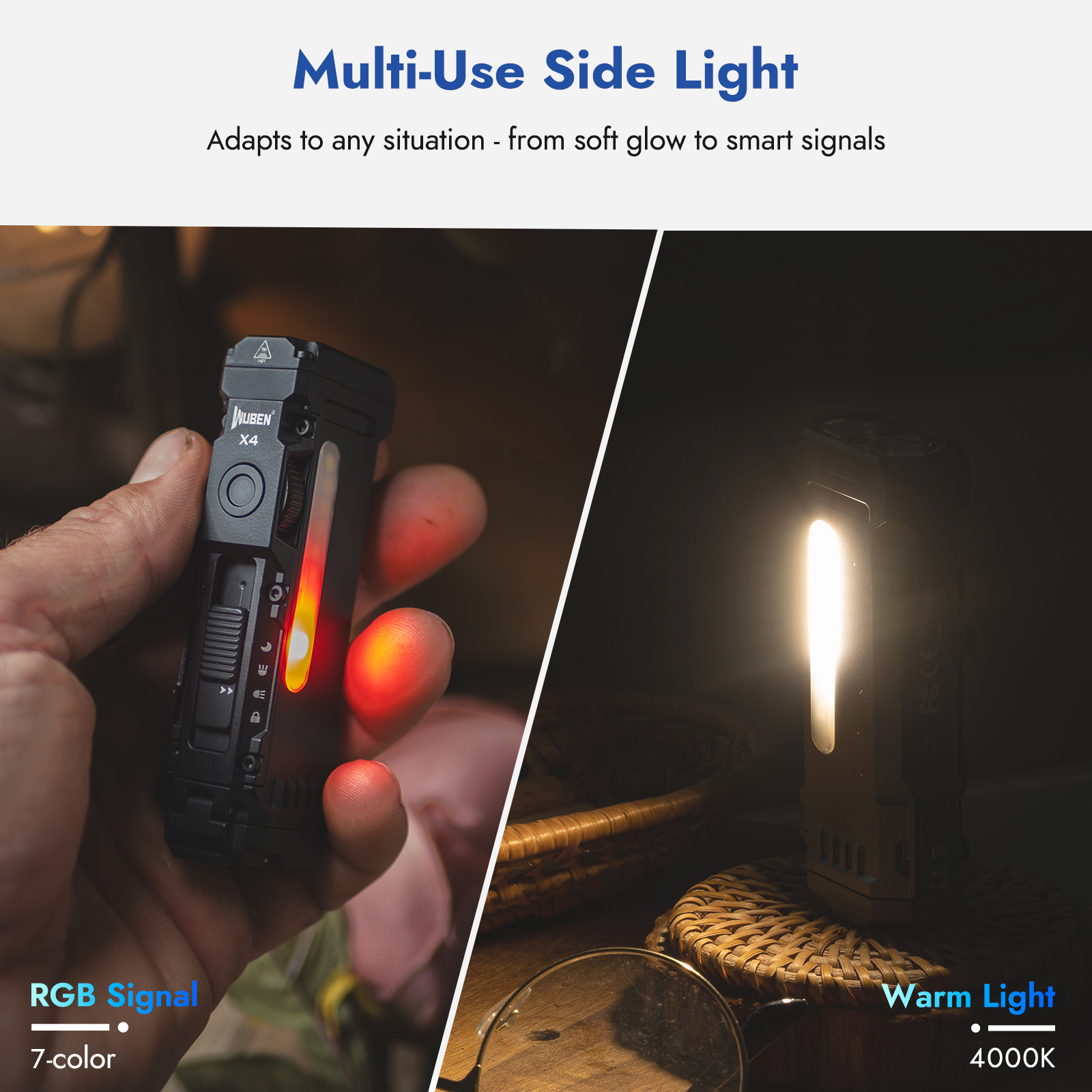 WUBEN X4 & G5 EDC Flashlight B - مراجعة Edc Carry Flashlight وسعره