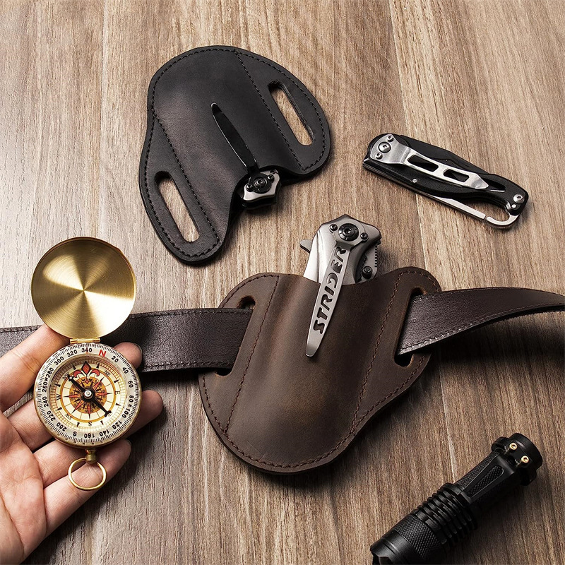 Genuine Leather Case For Foldi - مراجعة Edc Carry Belt وسعره