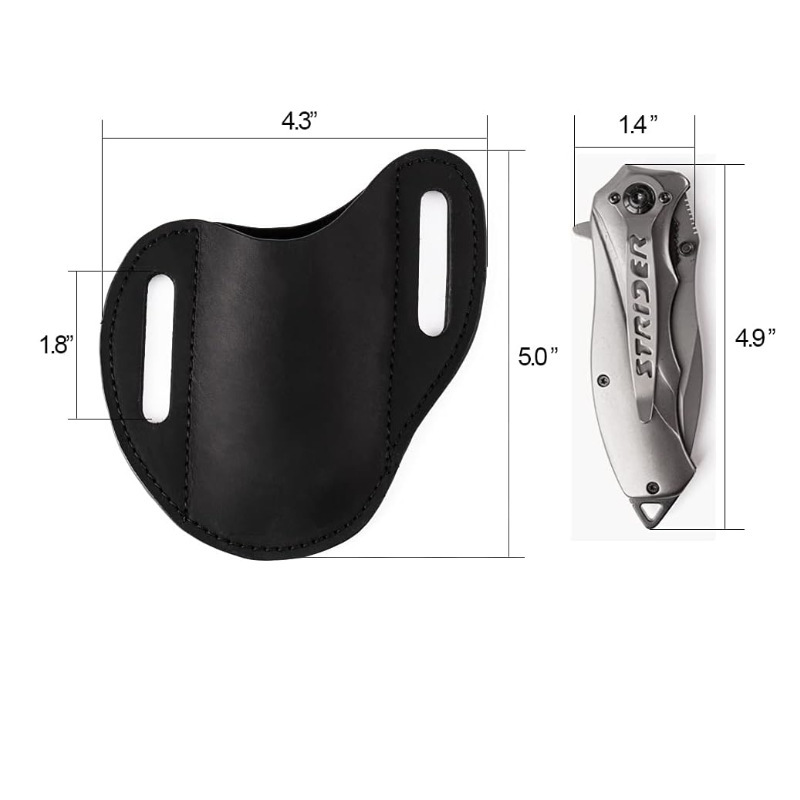 Genuine Leather Case For Foldi - مراجعة Edc Carry Belt وسعره