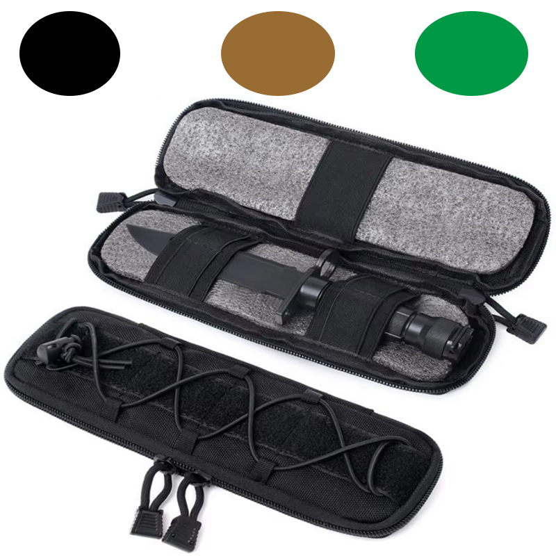 Tactical Belt Bag Knife Flashl - مراجعة Edc Carry Belt وسعره