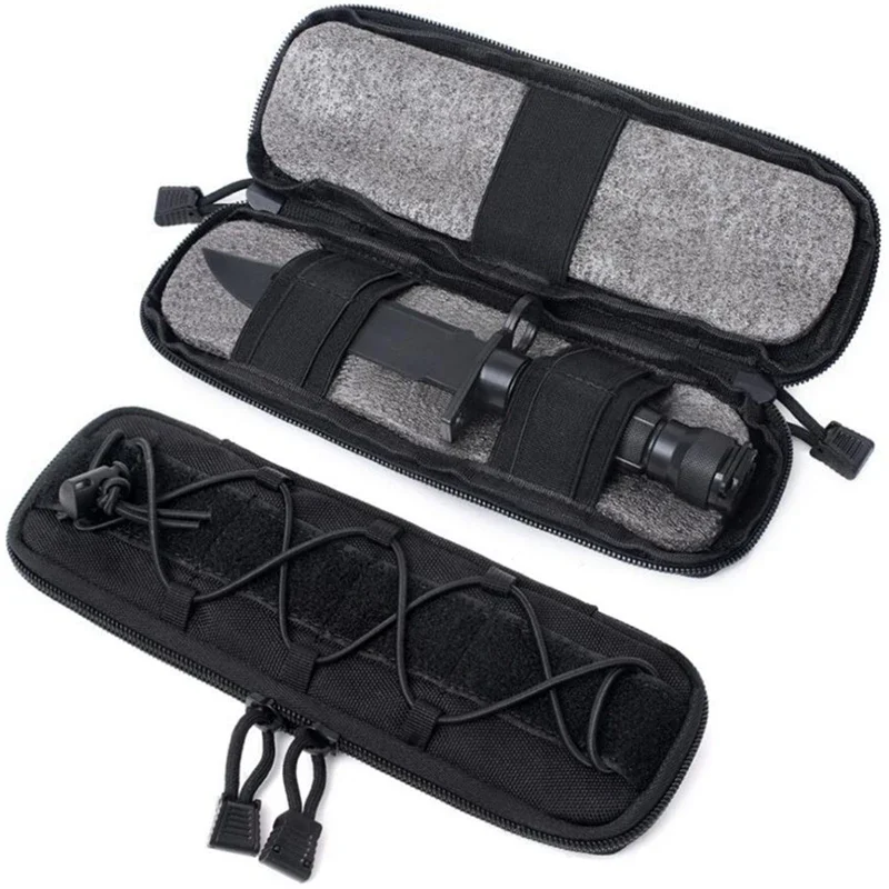 Tactical Belt Bag Knife Flashl - مراجعة Edc Carry Belt وسعره