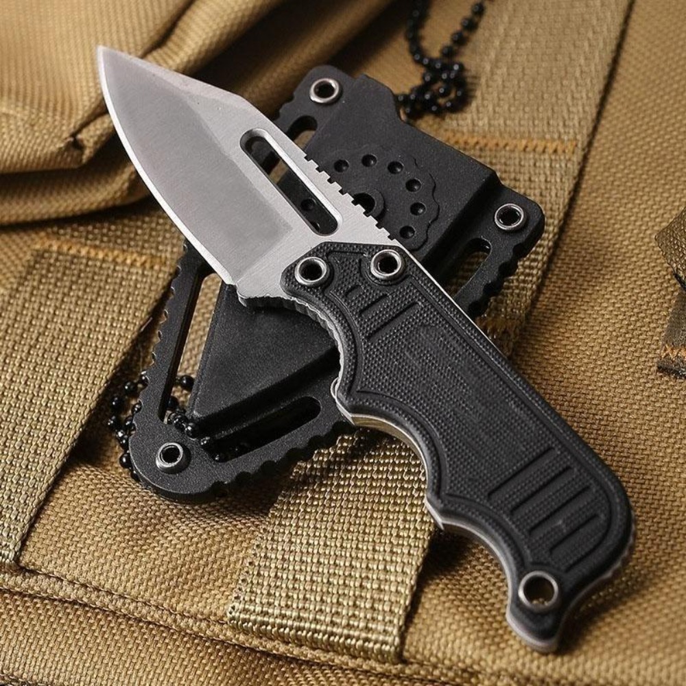 Portable Neck Knife with Kydex - مراجعة Edc Every Day Carry おもちゃ وسعره