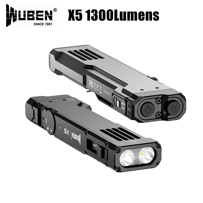 WUBEN X5 Compact EDC Flashligh - مراجعة Edc Carry Flashlight وسعره