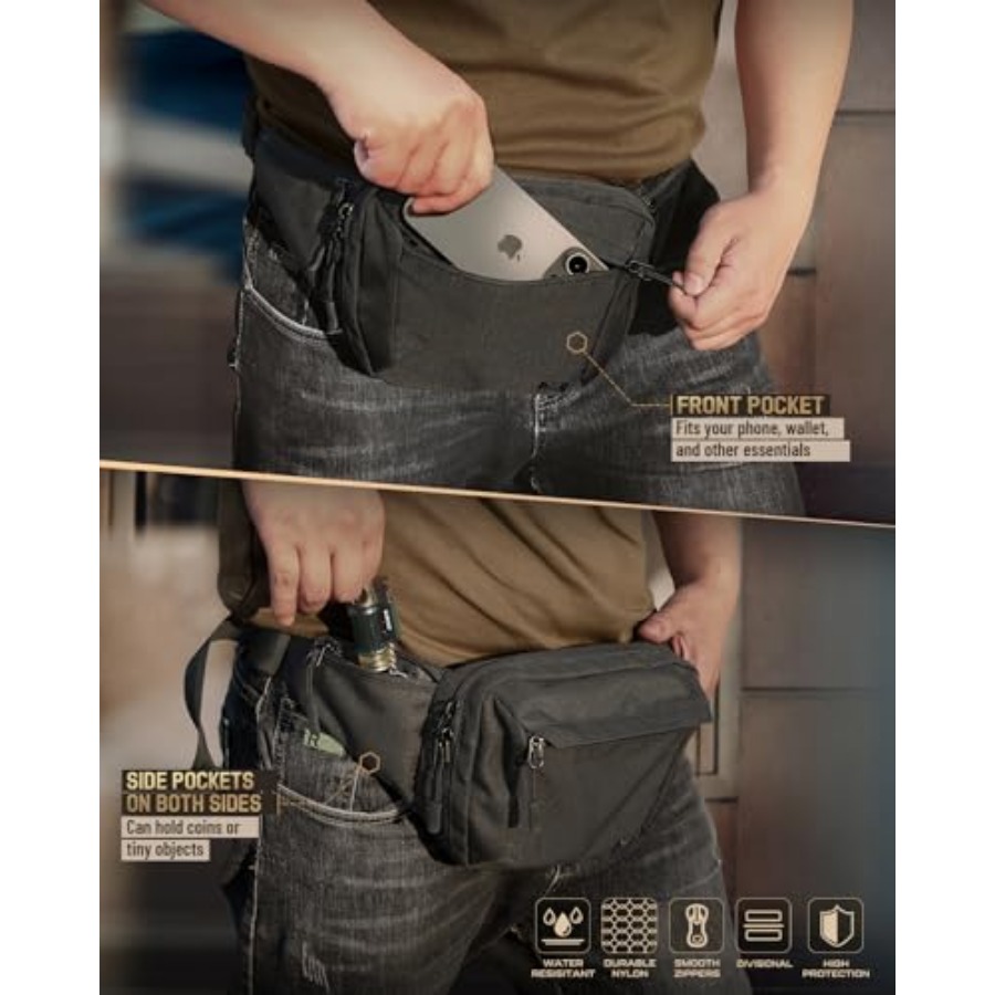 Tactical Concealed Carry Fanny - مراجعة Edc Carry Fanny Pack وسعره