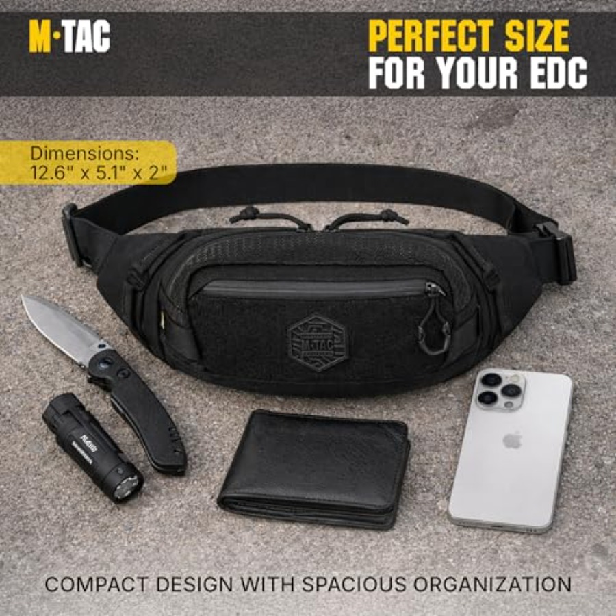 Military Tactical Mens Fanny P - مراجعة Edc Carry Fanny Pack وسعره