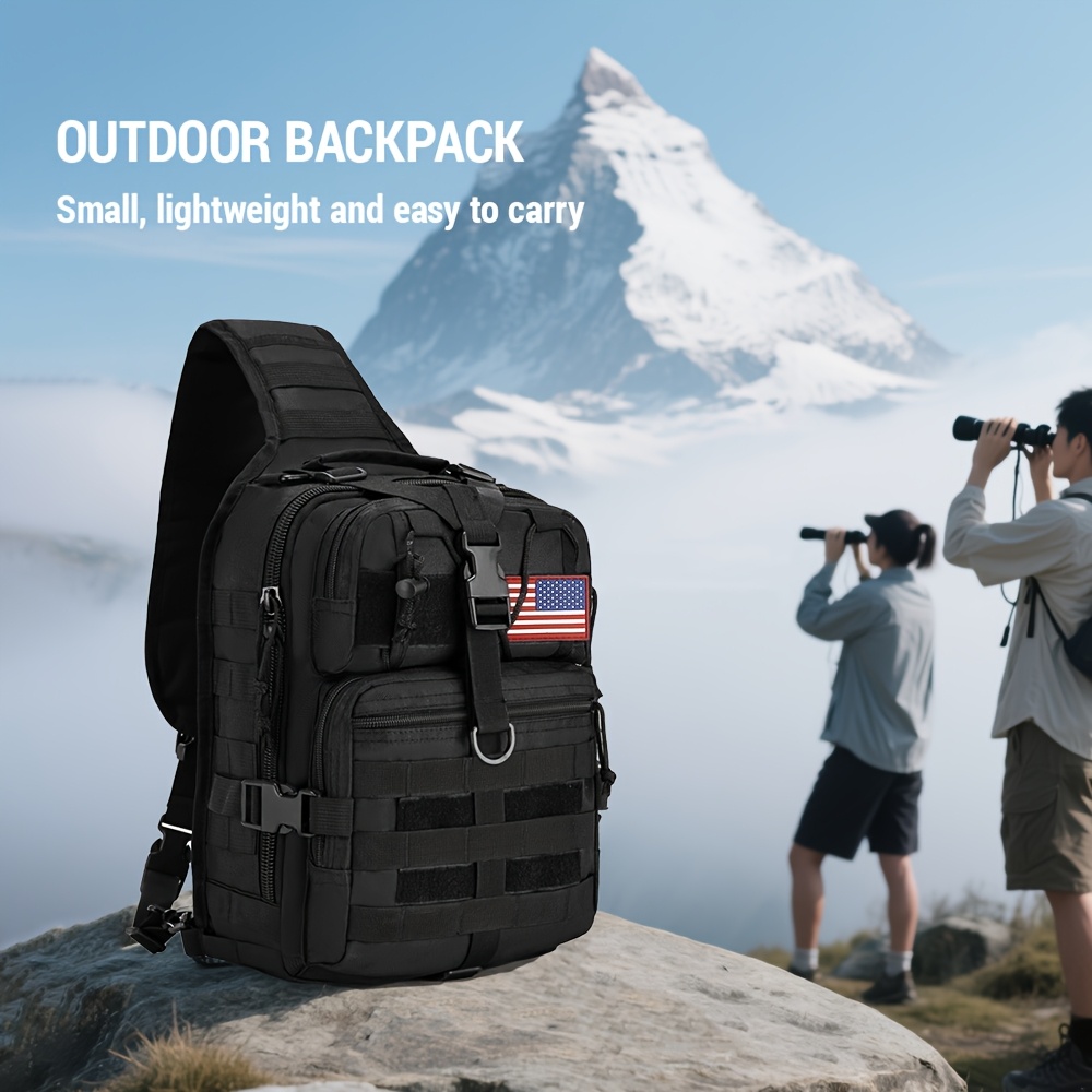 1pc 6.6gal Tactical Sling Back - مراجعة Edc Front Carry Bag وسعره