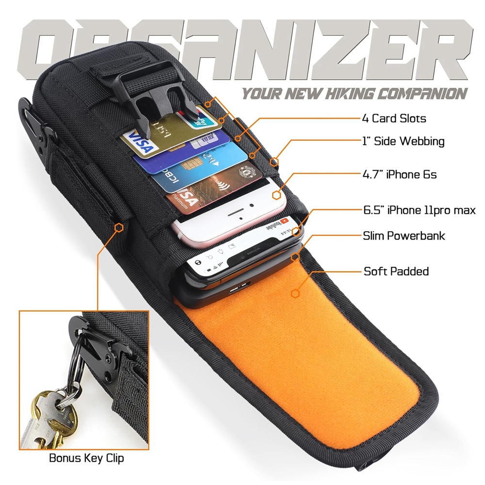 Tactical Phone Pouch Molle,Sma - مراجعة Edc Carry Belt وسعره