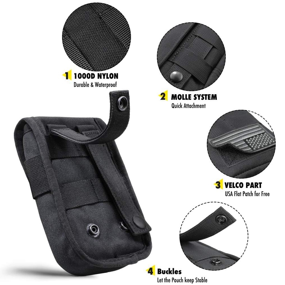 Tactical Phone Pouch Molle,Sma - مراجعة Edc Carry Belt وسعره