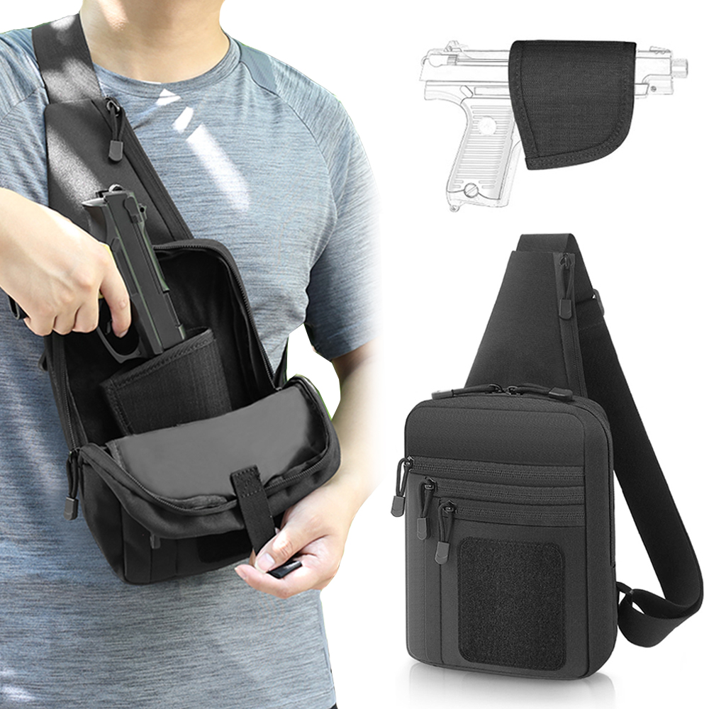 Tactical Pistol Gun Bag Concea - مراجعة Edc Concealed Carry Holster وسعره