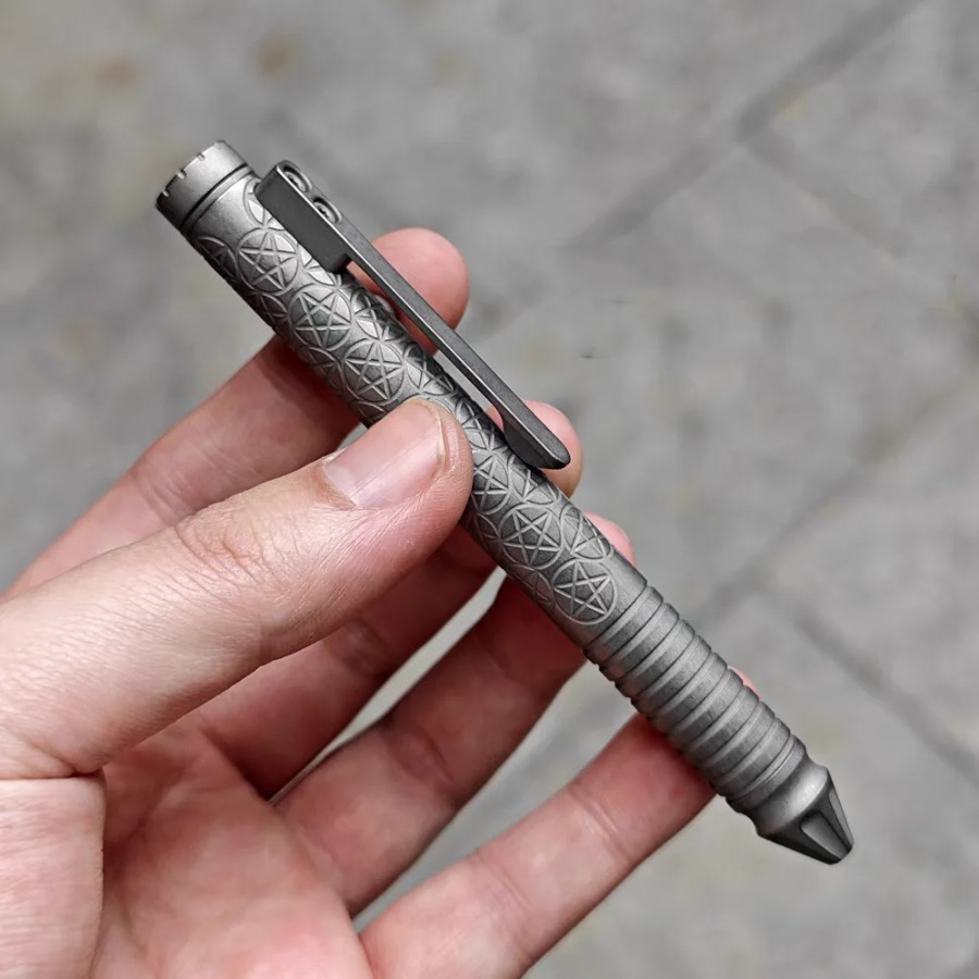 For EDC Titanium TC4 Alloy Pen - مراجعة Edc Every Day Carry おもちゃ وسعره