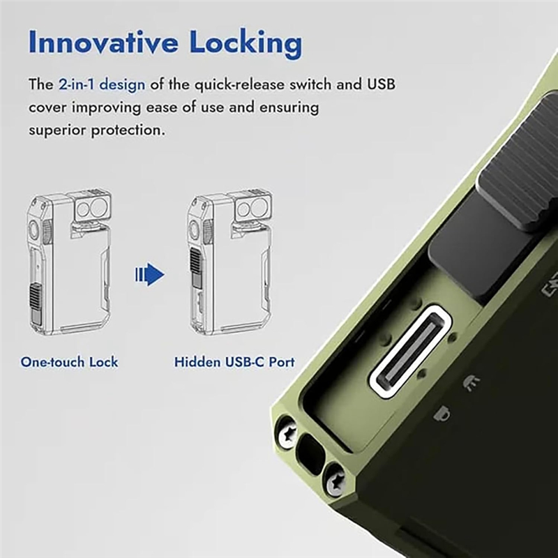 AT51-2Pcs EDC Flashlight With  - مراجعة Edc Carry Flashlight وسعره