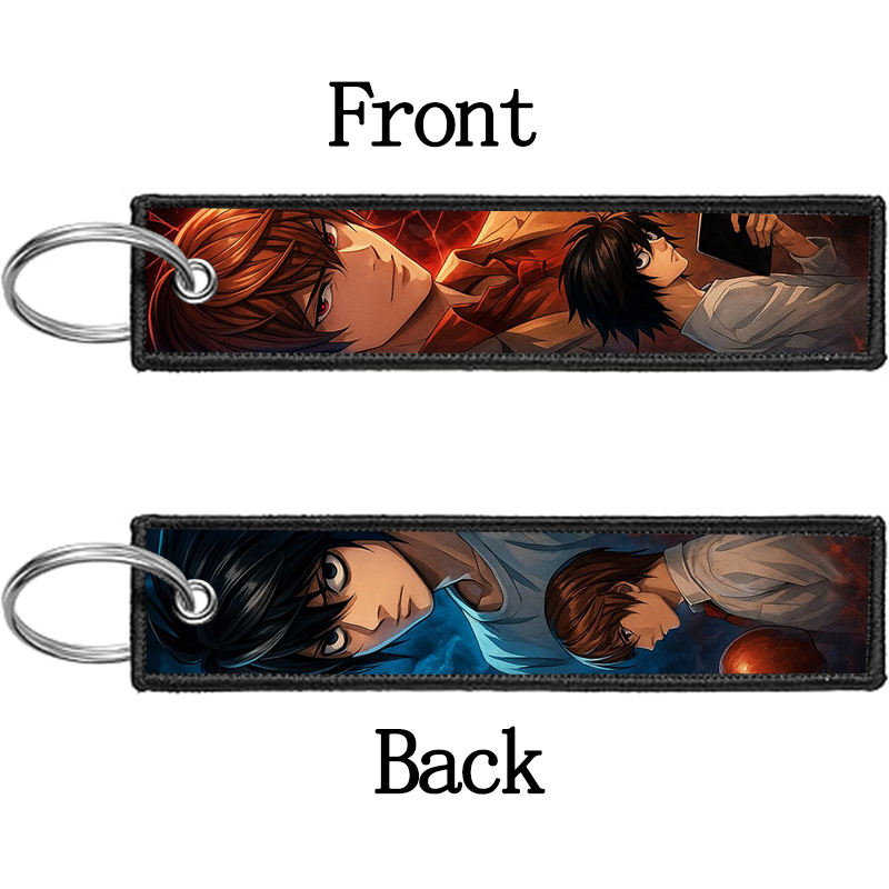 Death Note Ryuuku Ryuk Rem Emb - مراجعة Carabiner Keychain وسعره