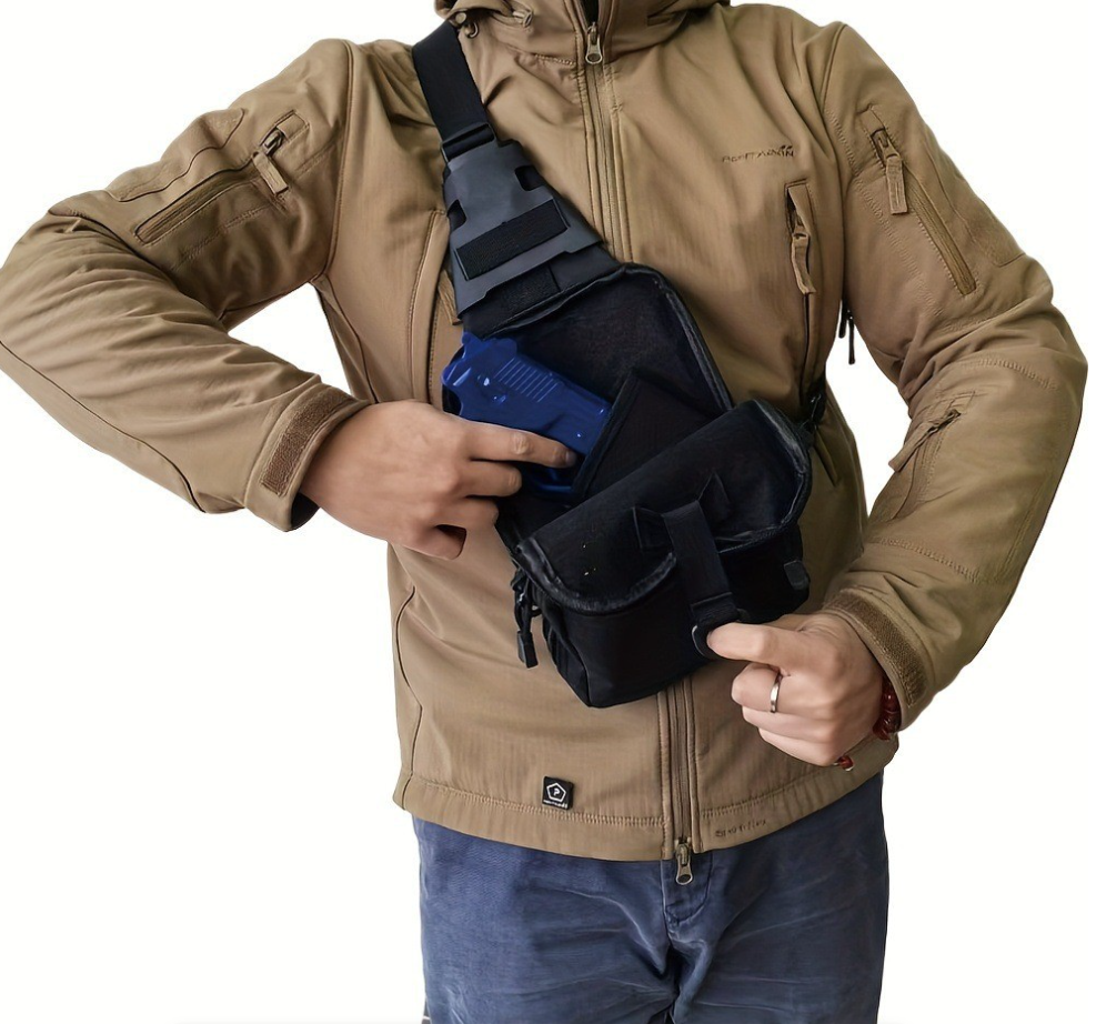 Tactical Sling Bag Concealed C - مراجعة Edc Carry Fanny Pack وسعره