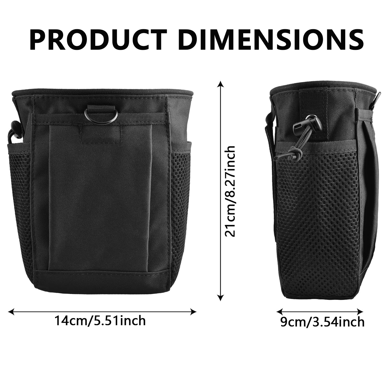 CZHIYAO Durable Molle Dump Pou - مراجعة Edc Carry Pocket Pouch وسعره