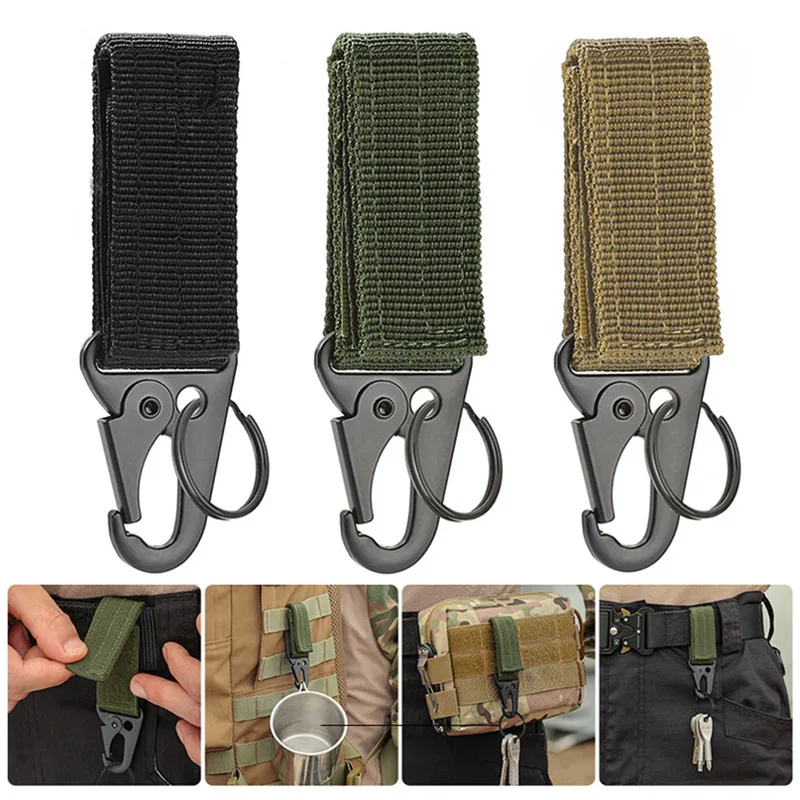 1-4Pcs Tactical Carabiner Outd - مراجعة Edc Carry Belt وسعره