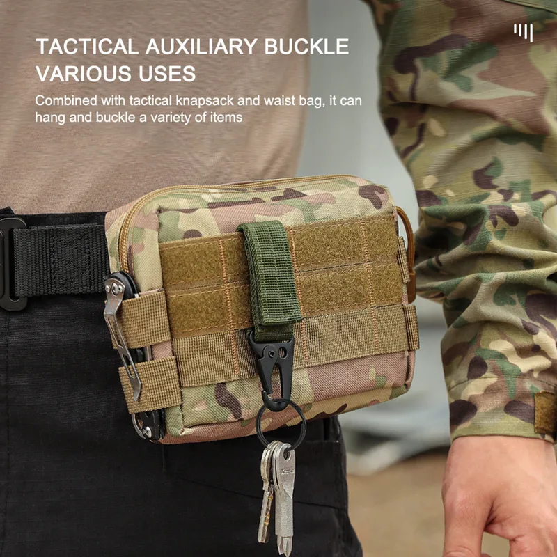 1-4Pcs Tactical Carabiner Outd - مراجعة Edc Carry Belt وسعره