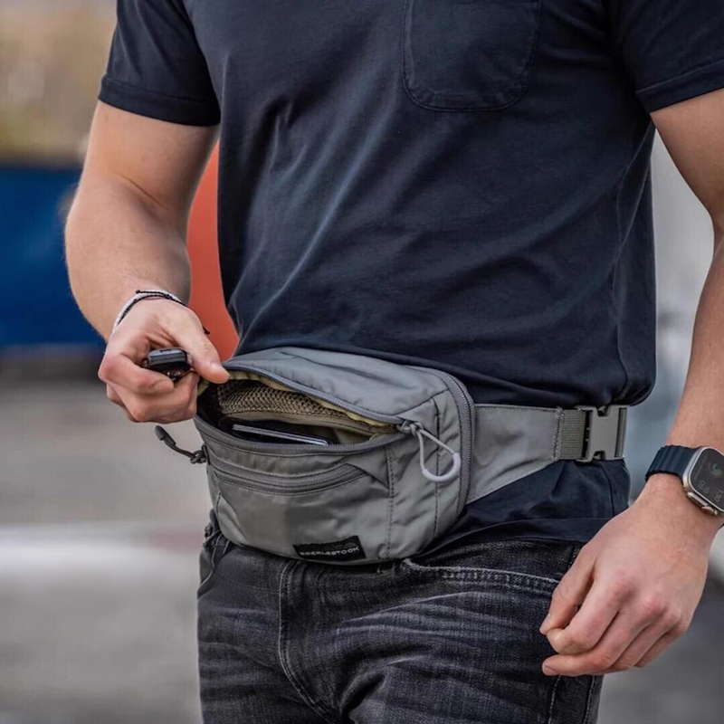 Mens Belt Bag with Adjustable  - مراجعة Edc Carry Fanny Pack وسعره