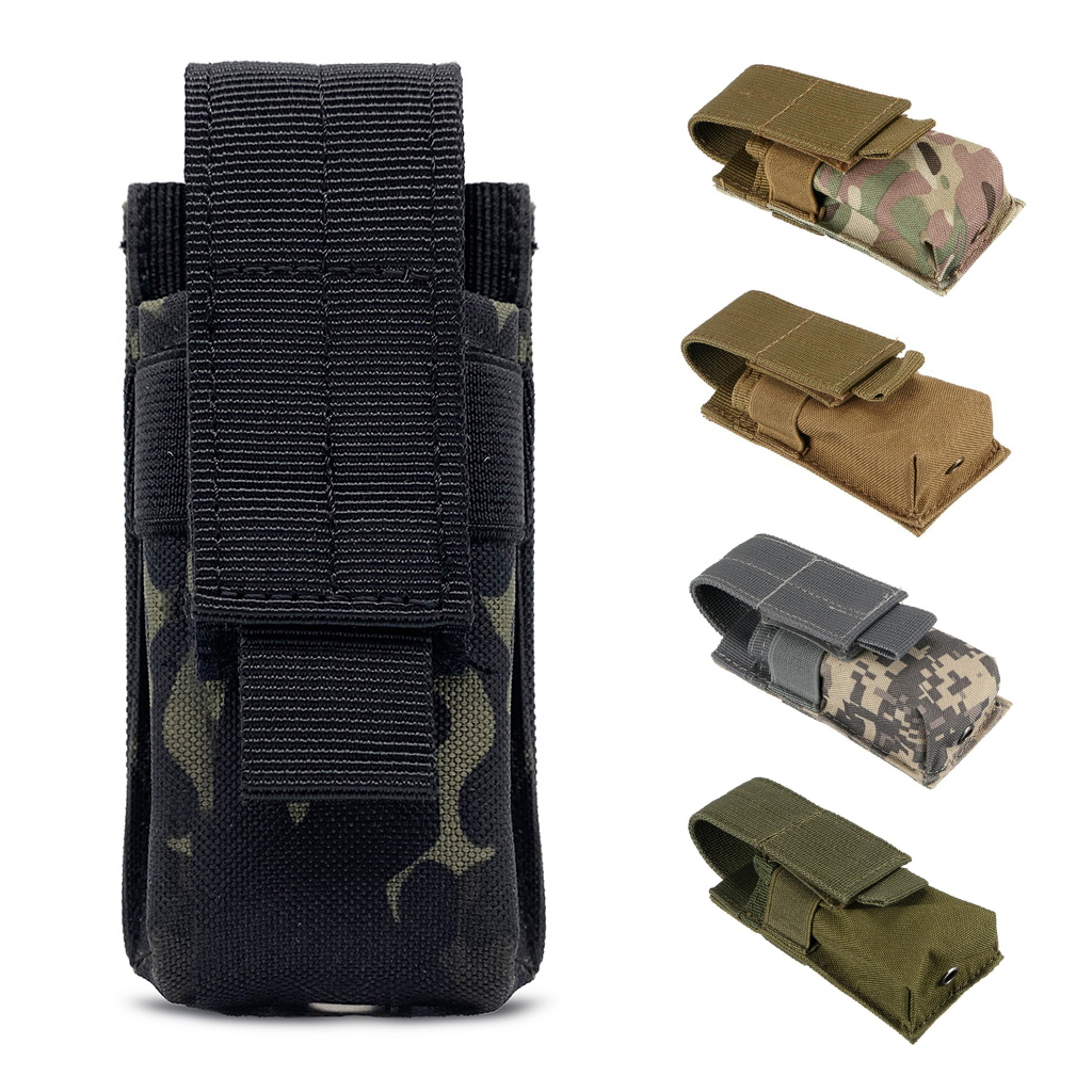 Tactical Molle Flashlight Pouc - مراجعة Edc Carry Flashlight وسعره