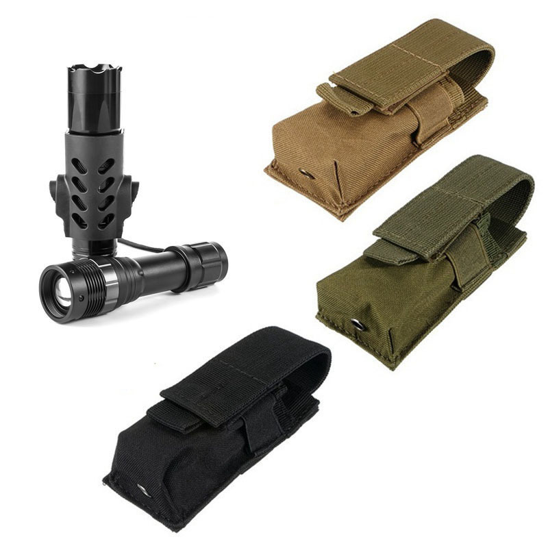 Tactical Molle Flashlight Pouc - مراجعة Edc Carry Flashlight وسعره