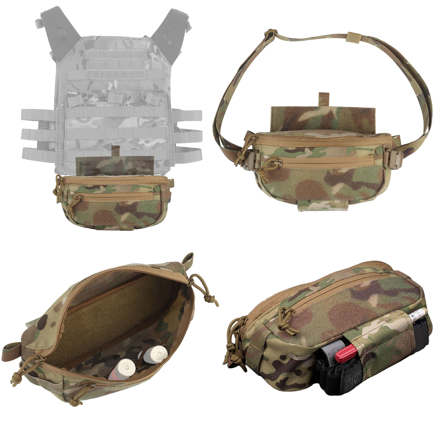 DP Universal Drop Pouch Dual-P - مراجعة Edc Carry Fanny Pack وسعره