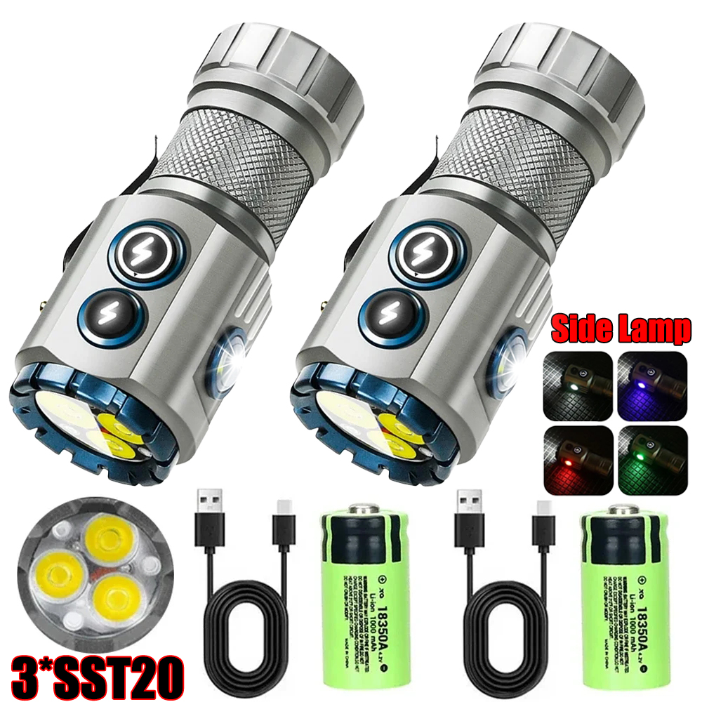 Powerful 2000LM EDC Flashlight - مراجعة Edc Carry Flashlight وسعره