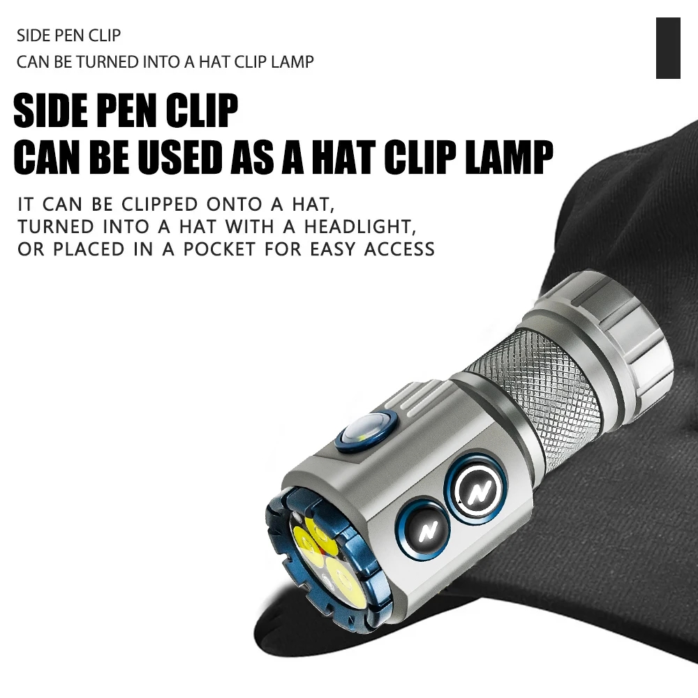 Powerful 2000LM EDC Flashlight - مراجعة Edc Carry Flashlight وسعره