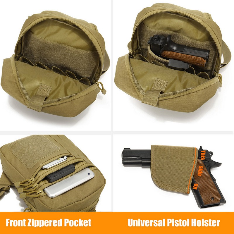 New Tactical Chest Bag Pistol  - مراجعة Edc Concealed Carry Holster وسعره