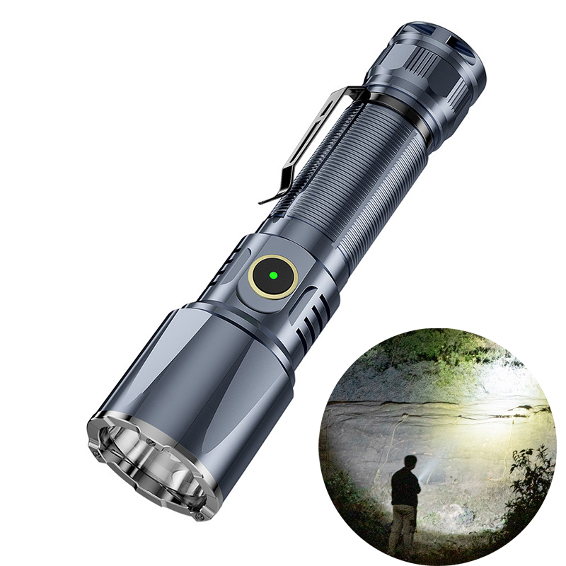 Type-C USB Rechargeable 21700  - مراجعة Edc Carry Flashlight وسعره