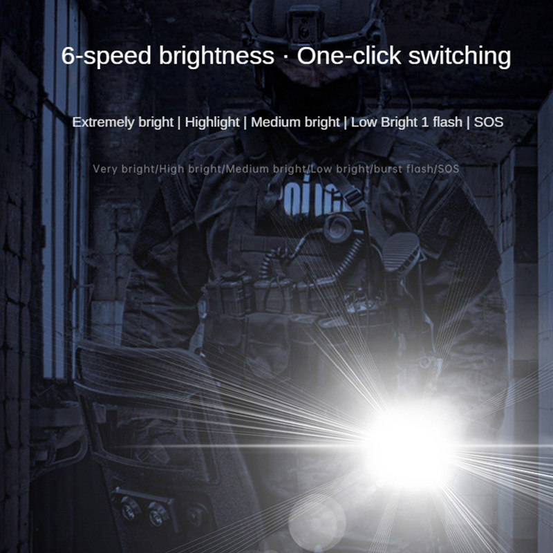 Type-C USB Rechargeable 21700  - مراجعة Edc Carry Flashlight وسعره