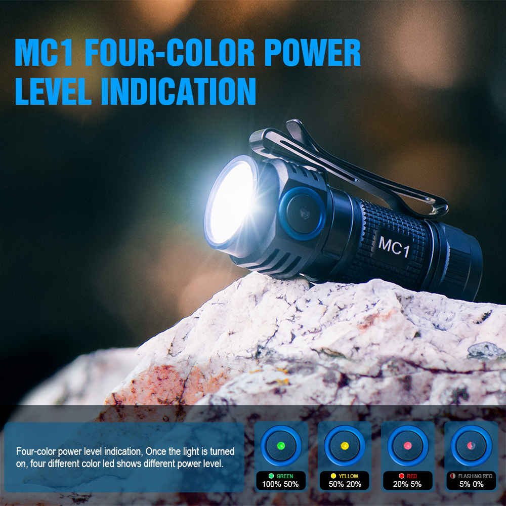 Trustfire MC1 Usb Rechargeable - مراجعة Edc Carry Flashlight وسعره