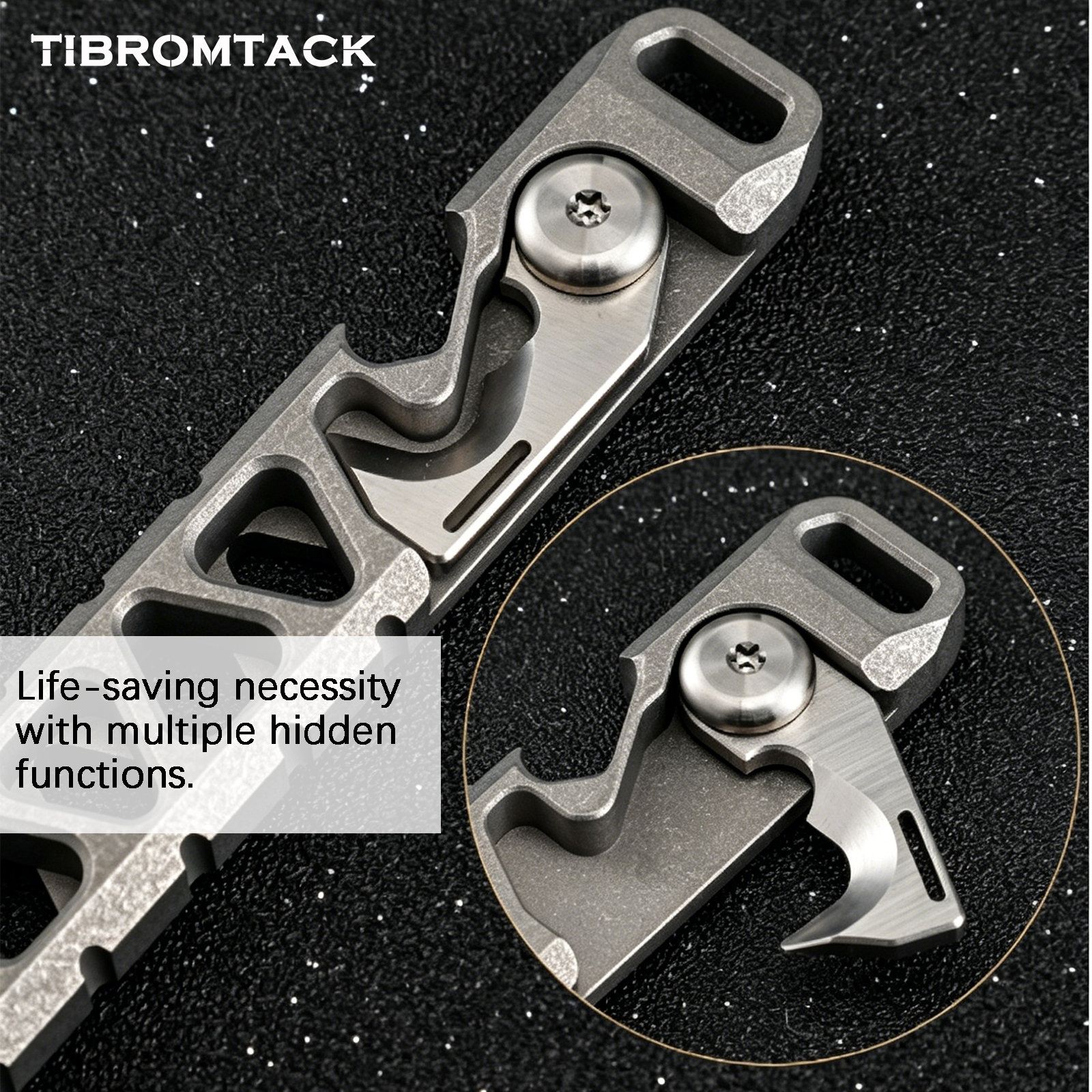 TIBROMTACK Titanium Multi-Func - مراجعة Edc Every Day Carry おもちゃ وسعره
