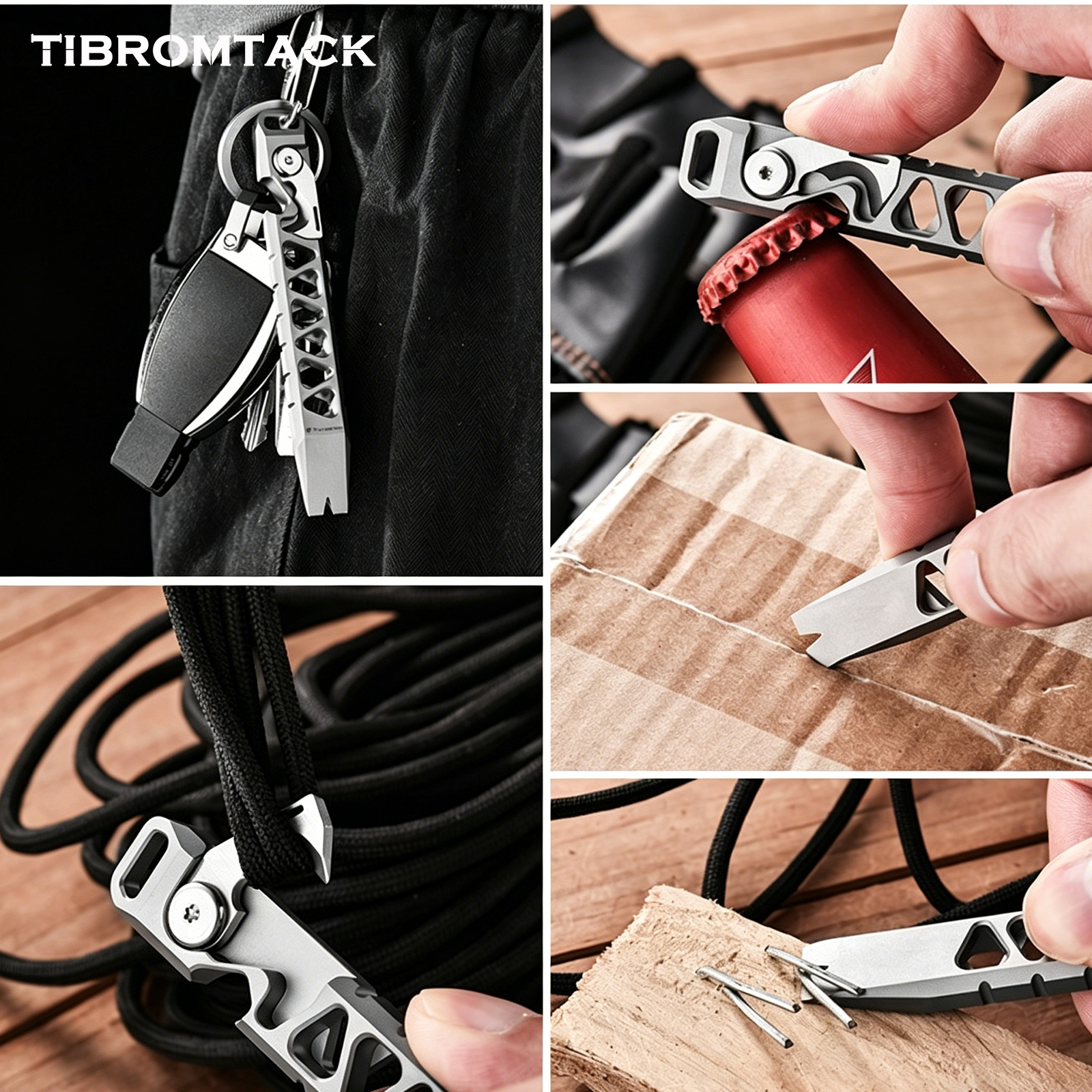 TIBROMTACK Titanium Multi-Func - مراجعة Edc Every Day Carry おもちゃ وسعره