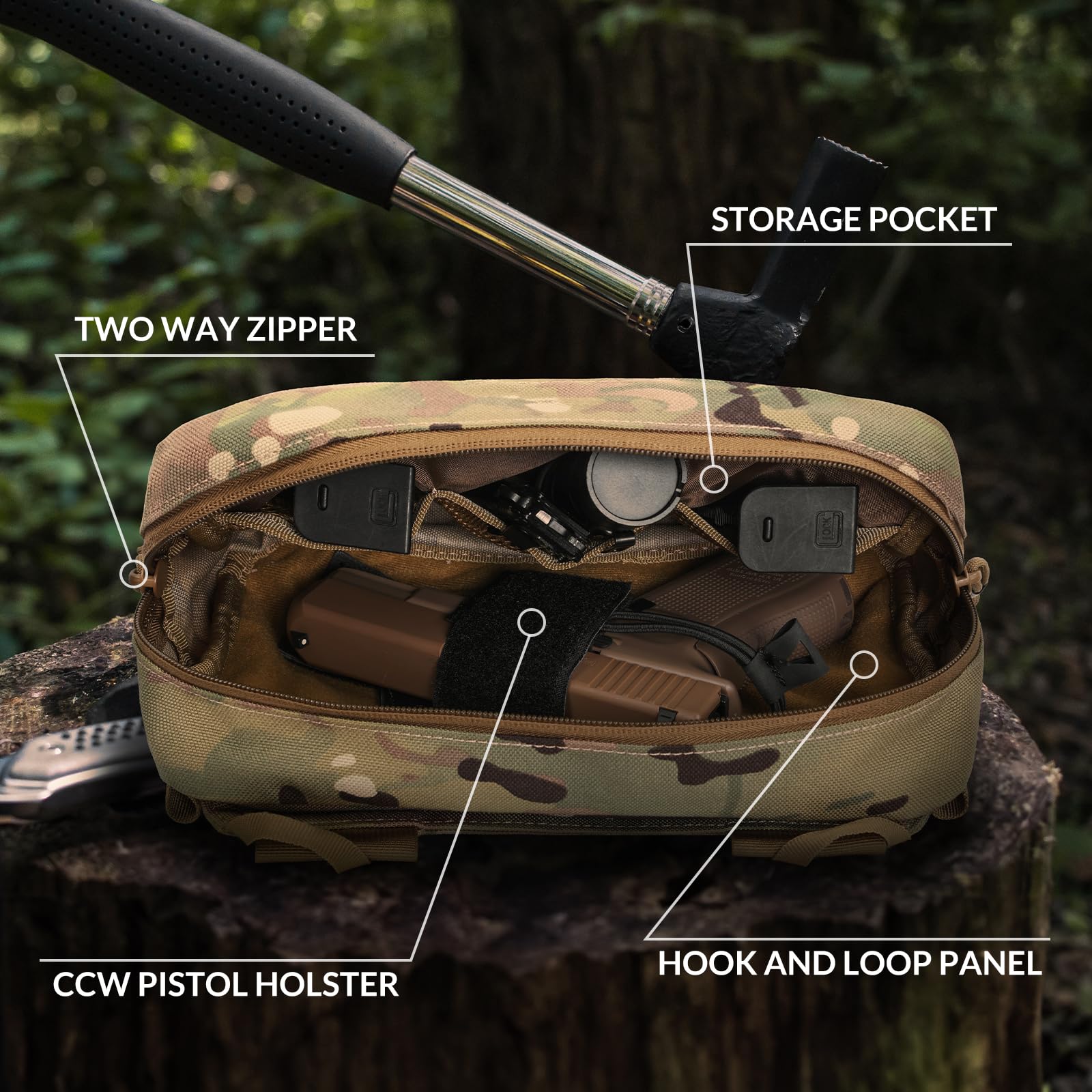 Tactical Fanny Pack, Concealed - مراجعة Edc Carry Fanny Pack وسعره