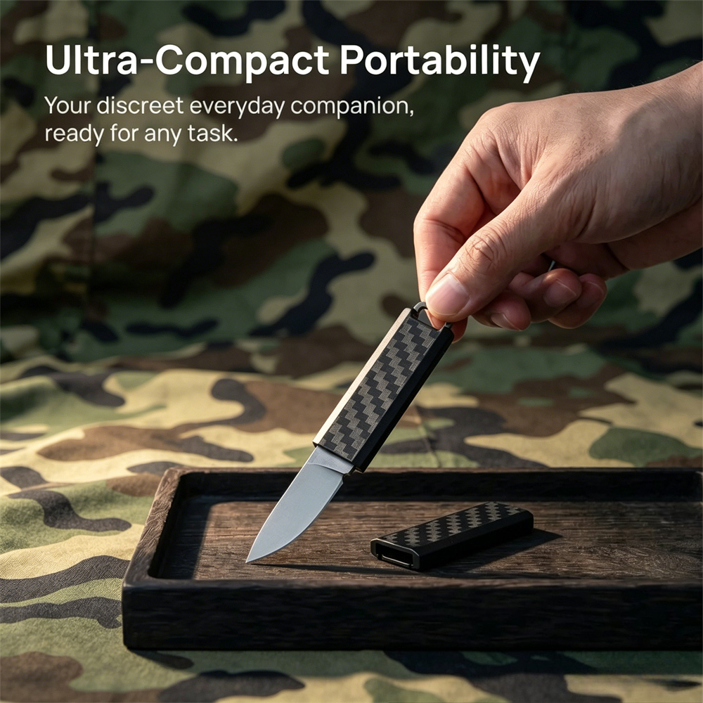 Easy-Carry Mini 2425 Fixed Bla - مراجعة Edc Carry Fixed Blade Knife وسعره