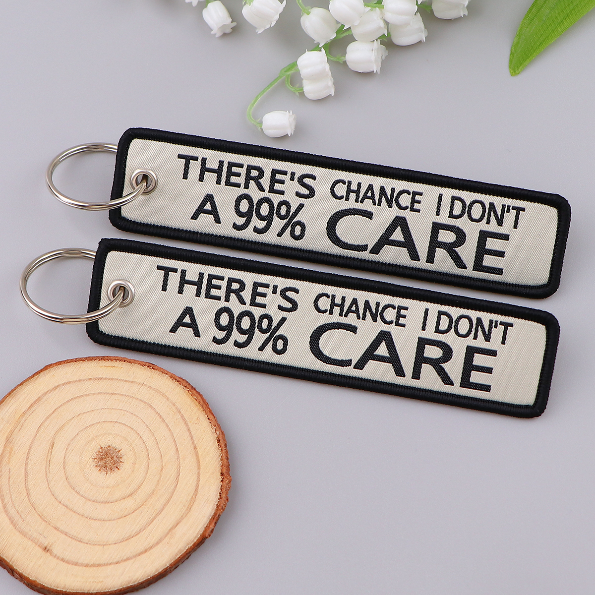Van Gogh Embroidery Key Fobs K - مراجعة Carabiner Keychain وسعره