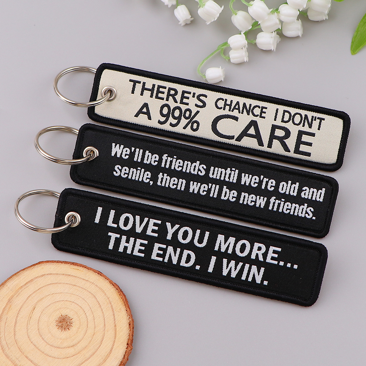 Van Gogh Embroidery Key Fobs K - مراجعة Carabiner Keychain وسعره