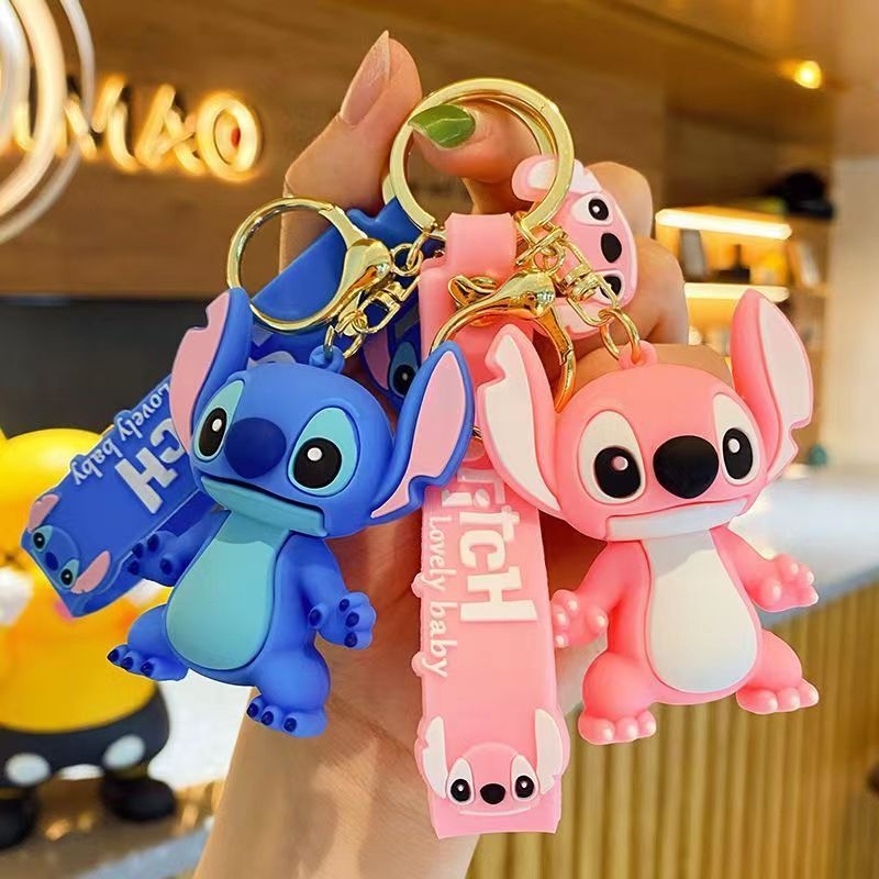 New Anime Stitch Toys Keychain - مراجعة Carabiner Keychain وسعره