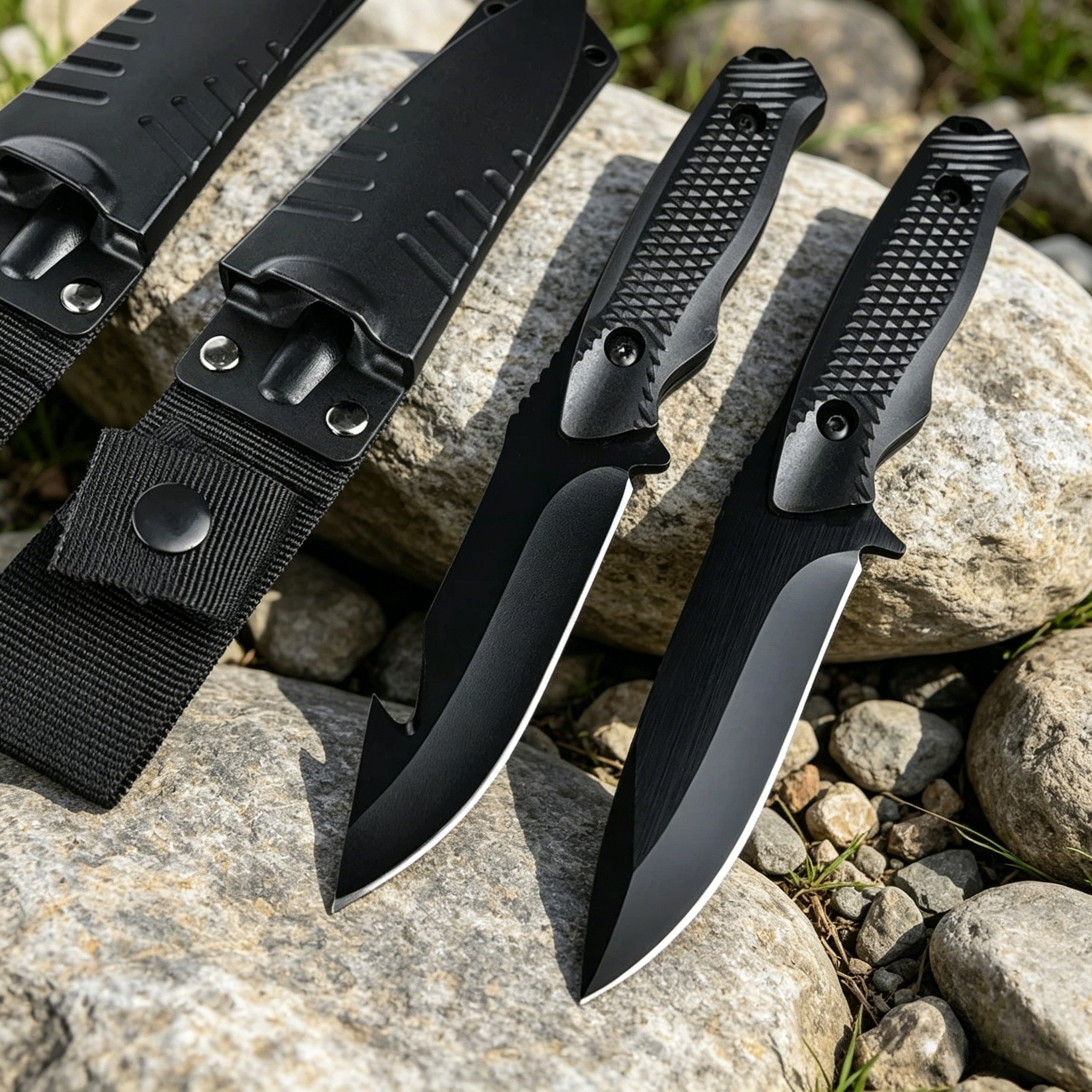 Outdoor Jungle Hunting Knife 5 - مراجعة Edc Carry Fixed Blade Knife وسعره