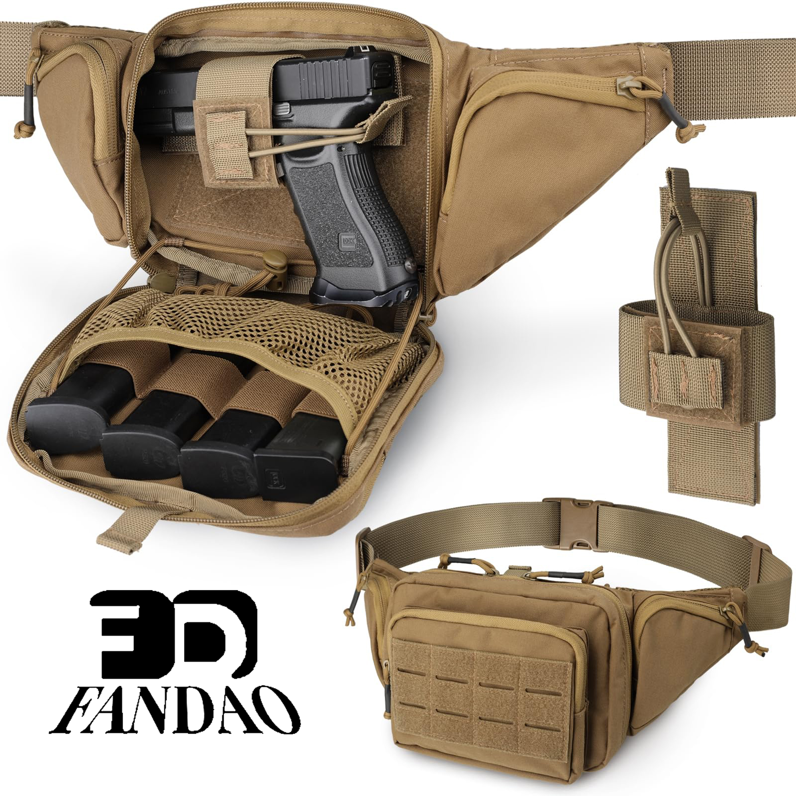 Tactical Concealed Carry Fanny - مراجعة Edc Concealed Carry Holster وسعره
